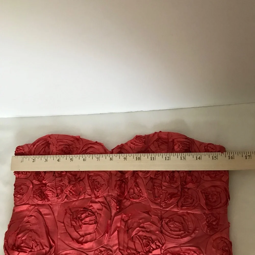 J. CREW Silk Strapless Red Mini Dress Women’s Size 4